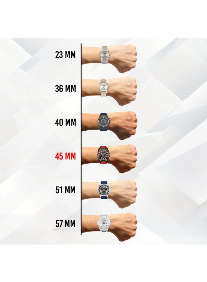 Quantum  Men's Silicone Analog Watch HNG1161.058 - 43.5 mm for Men | Best Price UAE